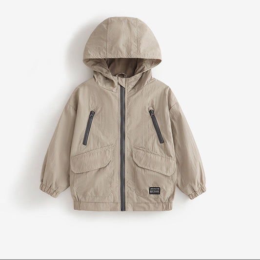 Trendy Hooded Cotton Jacket for Boys
