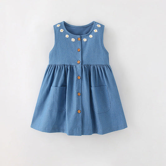 Trendy Cotton Princess Dress for Girls