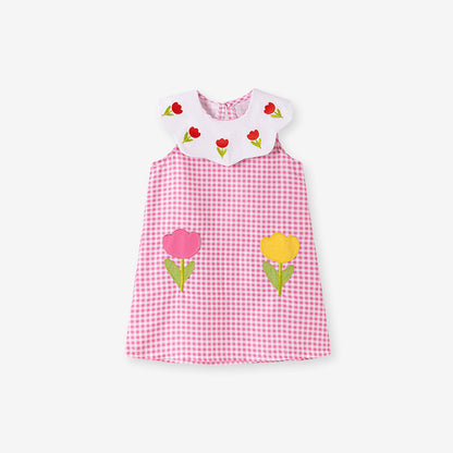 Cute Sleeveless Girl's Dress Summer Fashion