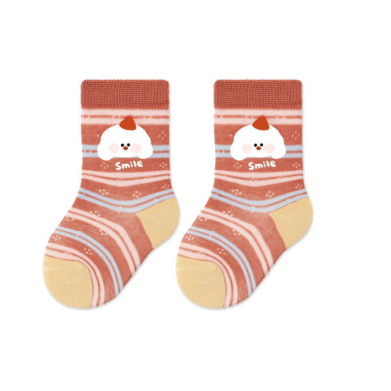 Cartoon Baby Socks Breathable Cotton Ankle Socks
