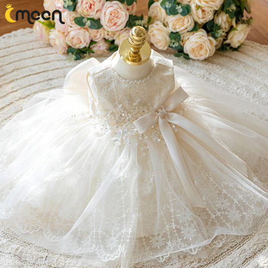 Little Girls' Striped Princess Dress