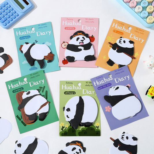 Sticky Panda Memo Notes Cute Animal Paper For Desk