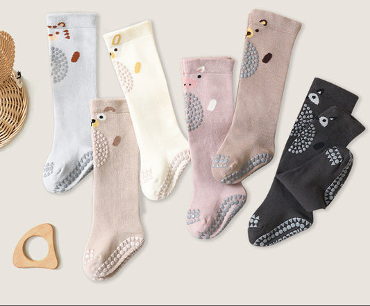 Children's Knee Pads Anti-Slip Cotton Crawling Socks