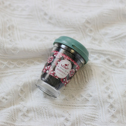 Cute Children's Elastic Hair Ties in Jar