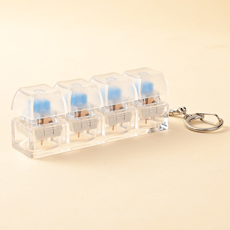 Keychain Fidget Pop Button Stress Relief Toy