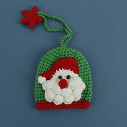 Sweet Christmas Tree Handmade Keychain Pouch