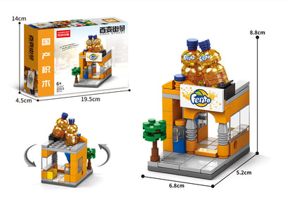 City Buildings Modular Building Block Sets for Kids