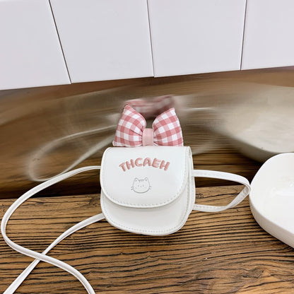 Trendy Mini Crossbody Bag with Cute Bow for Kids