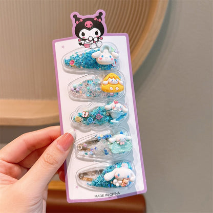 Cute Cartoon Sandbag Hair Clips for Kids