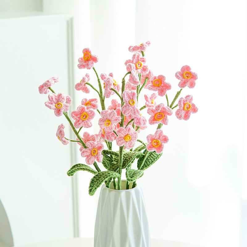 Single Stem Dried Flower Rose Tulip Bouquet Decor