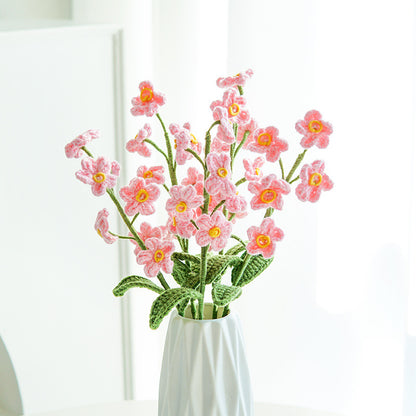 Single Stem Dried Flower Rose Tulip Bouquet Decor