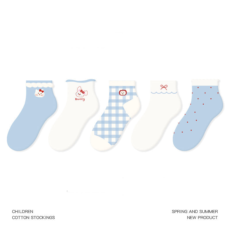 Kids No Show Animal Town Cotton Socks Breathable Casual