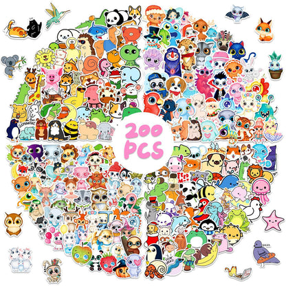 Sticker Pack Doodle Landscapes Printed Vinyl Outdoor