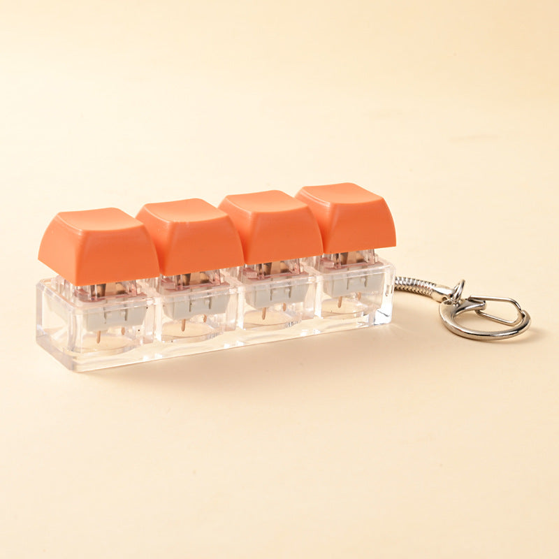 Keychain Fidget Pop Button Stress Relief Toy