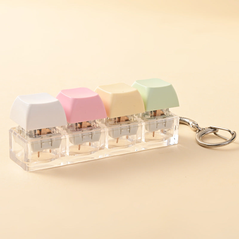 Keychain Fidget Pop Button Stress Relief Toy