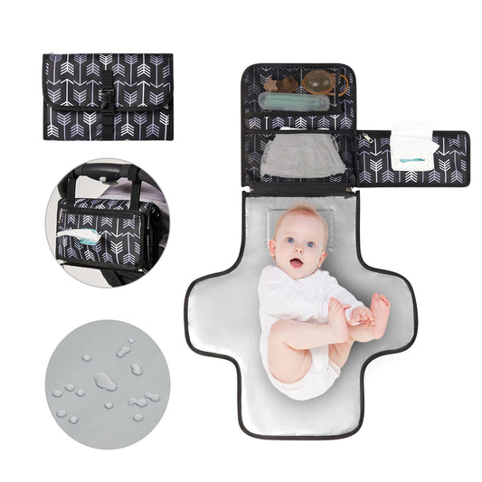 Portable Baby Changing Pad Waterproof Diaper Bag