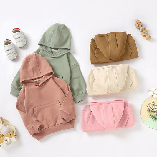 Kids Hoodie Sweatshirt Casual Long Sleeve Warm Coat