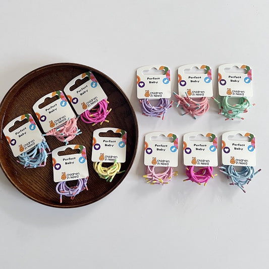 Kids Colorful Elastic Hair Ties for Ponytails