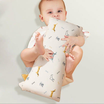 Pure Cotton Baby Comfort Pillow with Cute Design
