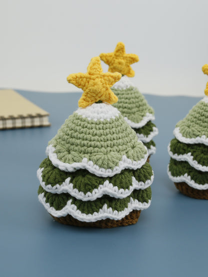 Sweet Christmas Tree Handmade Keychain Pouch