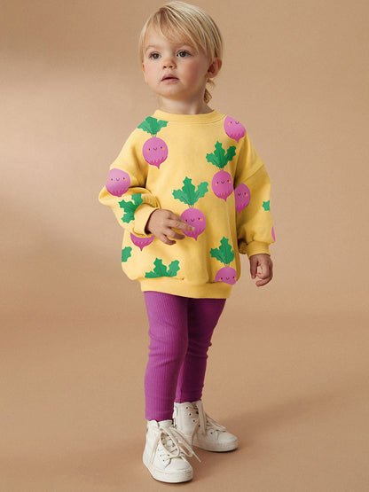 Autumn Toddler Girls Cute Long Sleeve Hoodie Set