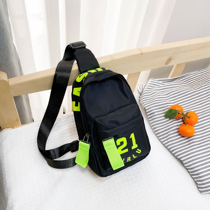 Stylish Kids Crossbody Bag With Letter Print