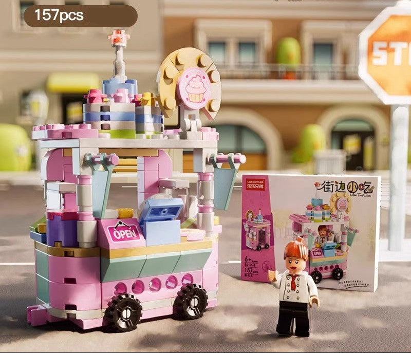City Buildings Modular Building Block Sets for Kids