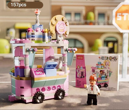 City Buildings Modular Building Block Sets for Kids