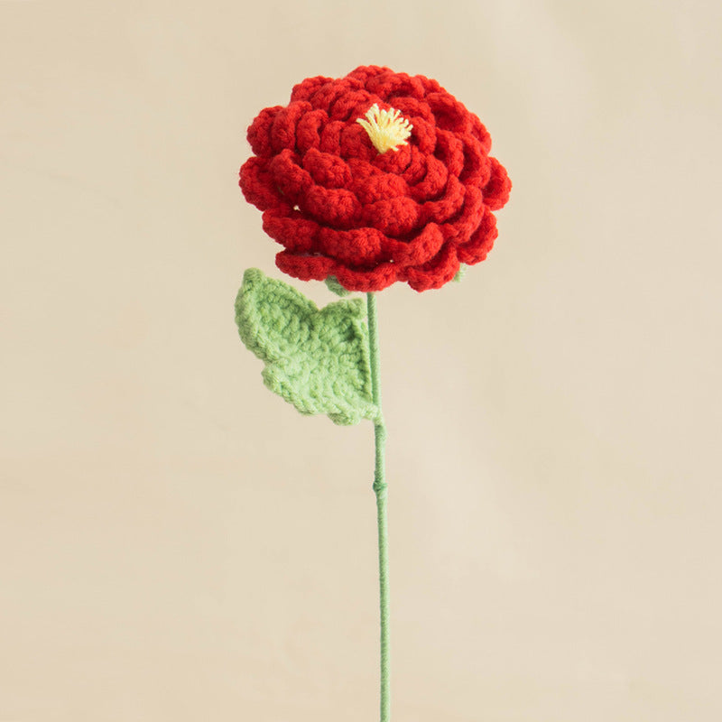 Single Stem Dried Flower Rose Tulip Bouquet Decor