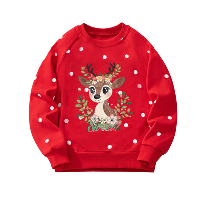 Children's Hoodie Casual Animal Print Cotton Sweatshirt