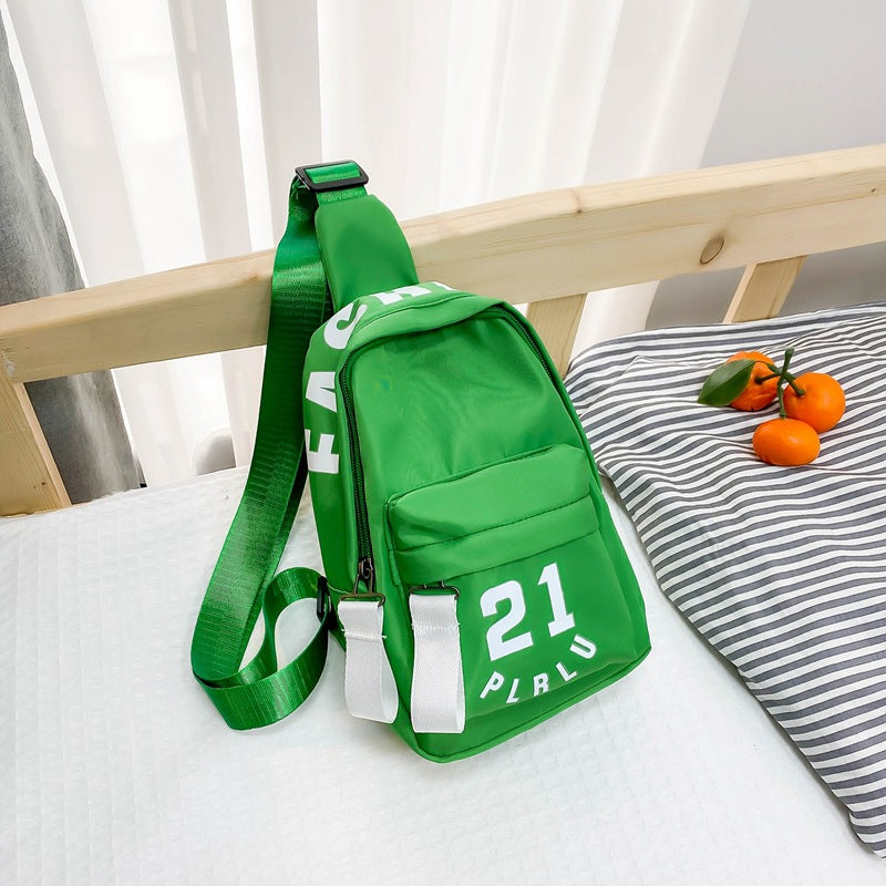 Stylish Kids Crossbody Bag With Letter Print