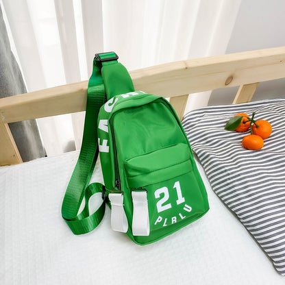 Stylish Kids Crossbody Bag With Letter Print