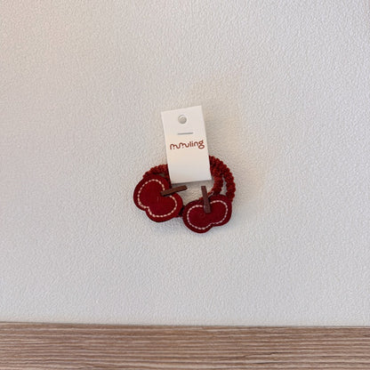 Cute Cartoon Bear Fruit Hair Ties for Kids