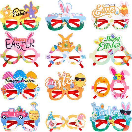 Easter Bunny Costume Glasses Fun Decorative Party Accessories