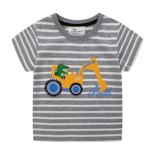 Cartoon Baby T-Shirt Soft Cotton Short Sleeve Casual Top