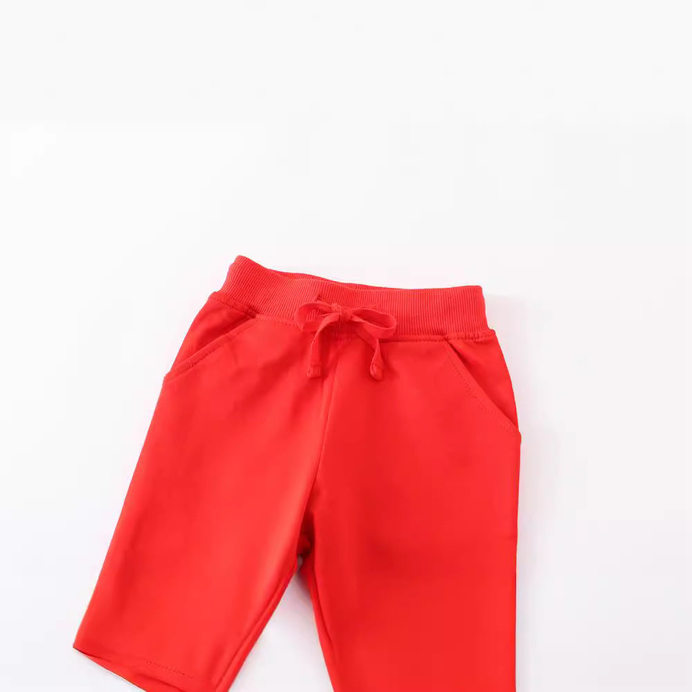 Kids Casual Jogger Pants Cotton Soft Winter Trousers