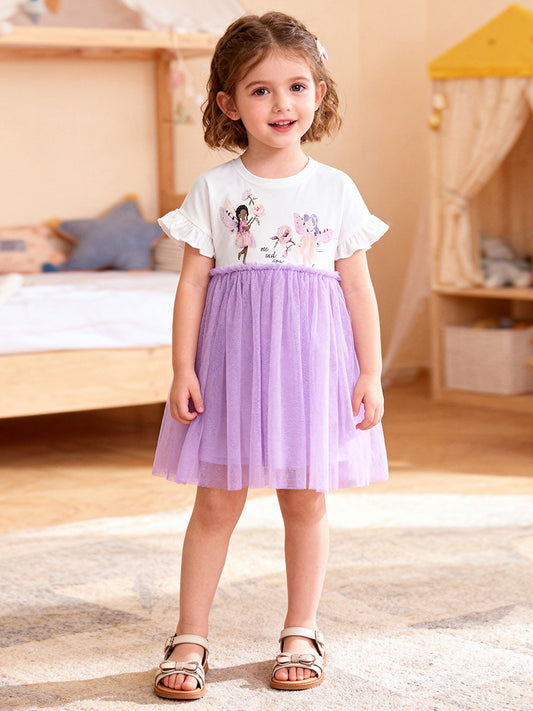 Summer Girl's Princess Dress Cute Children's Tulle Dress