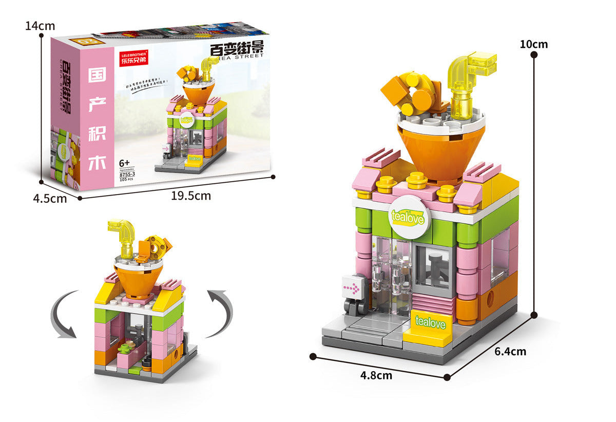 City Buildings Modular Building Block Sets for Kids