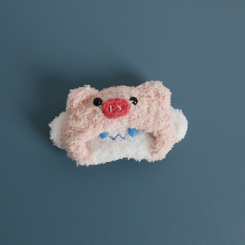 Cartoon Handmade Woven Hair Clips Adorable Kids Hair Accessories