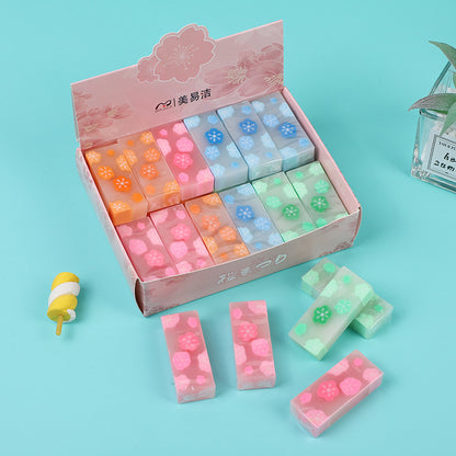 Novelty Heart Dinosaur Erasers For Pencil Correction