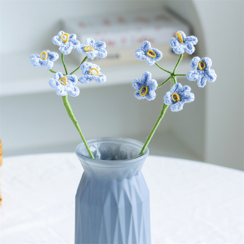 Single Stem Dried Flower Rose Tulip Bouquet Decor