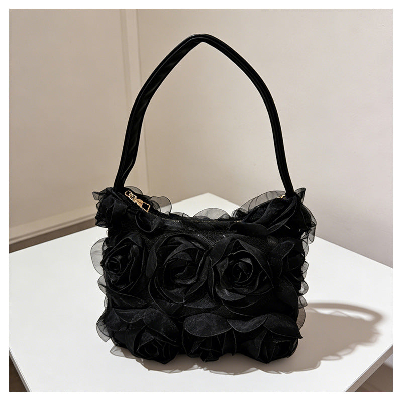 Fashion Floral Handbag Trendy Evening Bag