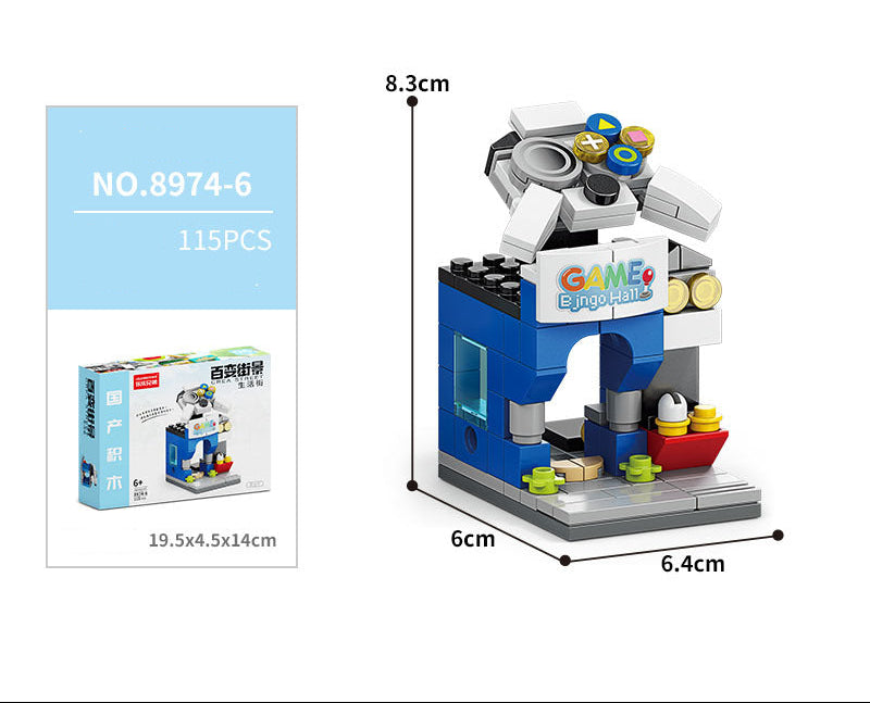 City Buildings Modular Building Block Sets for Kids