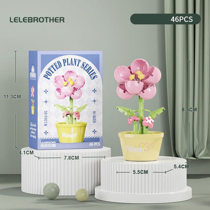 Compatible Lego Flower Succulent Plant Building Blocks Toy