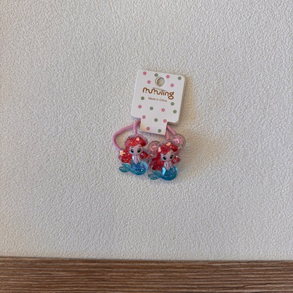 Cartoon Princess Hair Ties for Kids - Cute Elastic Hair Bands