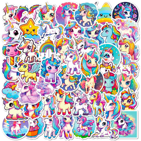 Sticker Pack Unicorn Doodle Printed For Backpacks
