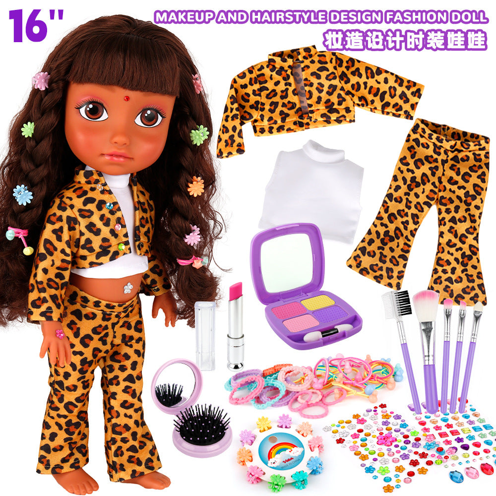 Creative Dress-Up Fashion Doll for Kids - 16-Inch