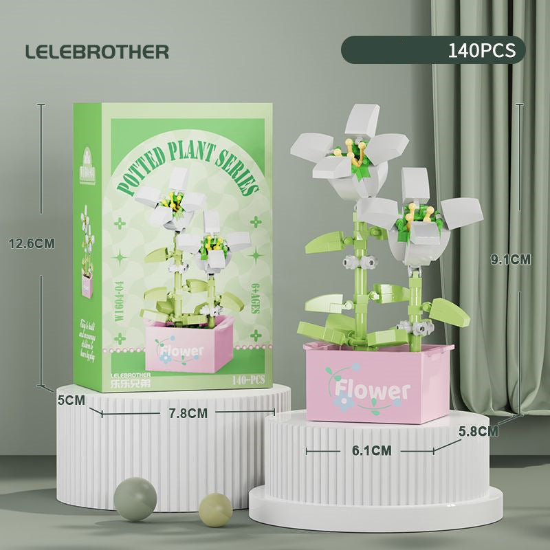Compatible Lego Flower Succulent Plant Building Blocks Toy