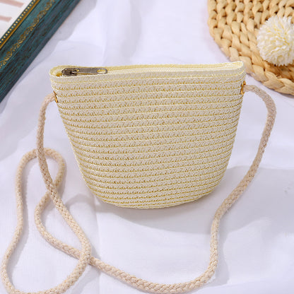 Cute Woven Kids Bag Set with Hats for Boys and Girls