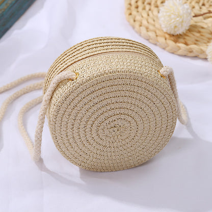 Cute Woven Kids Bag Set with Hats for Boys and Girls
